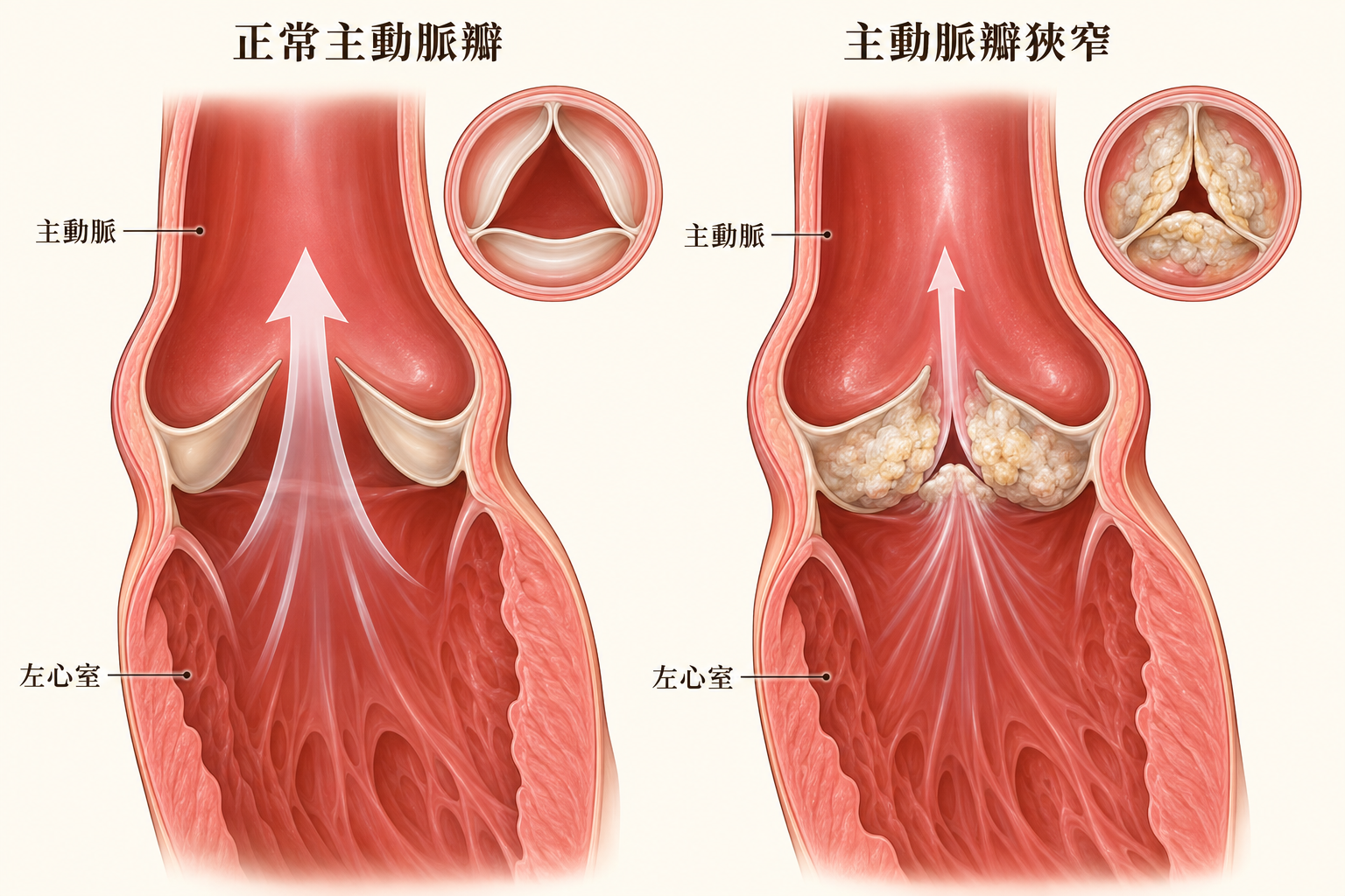 主動脈瓣狹窄是什麼？症狀、治療時機與TAVR健保給付完整說明衛教插圖