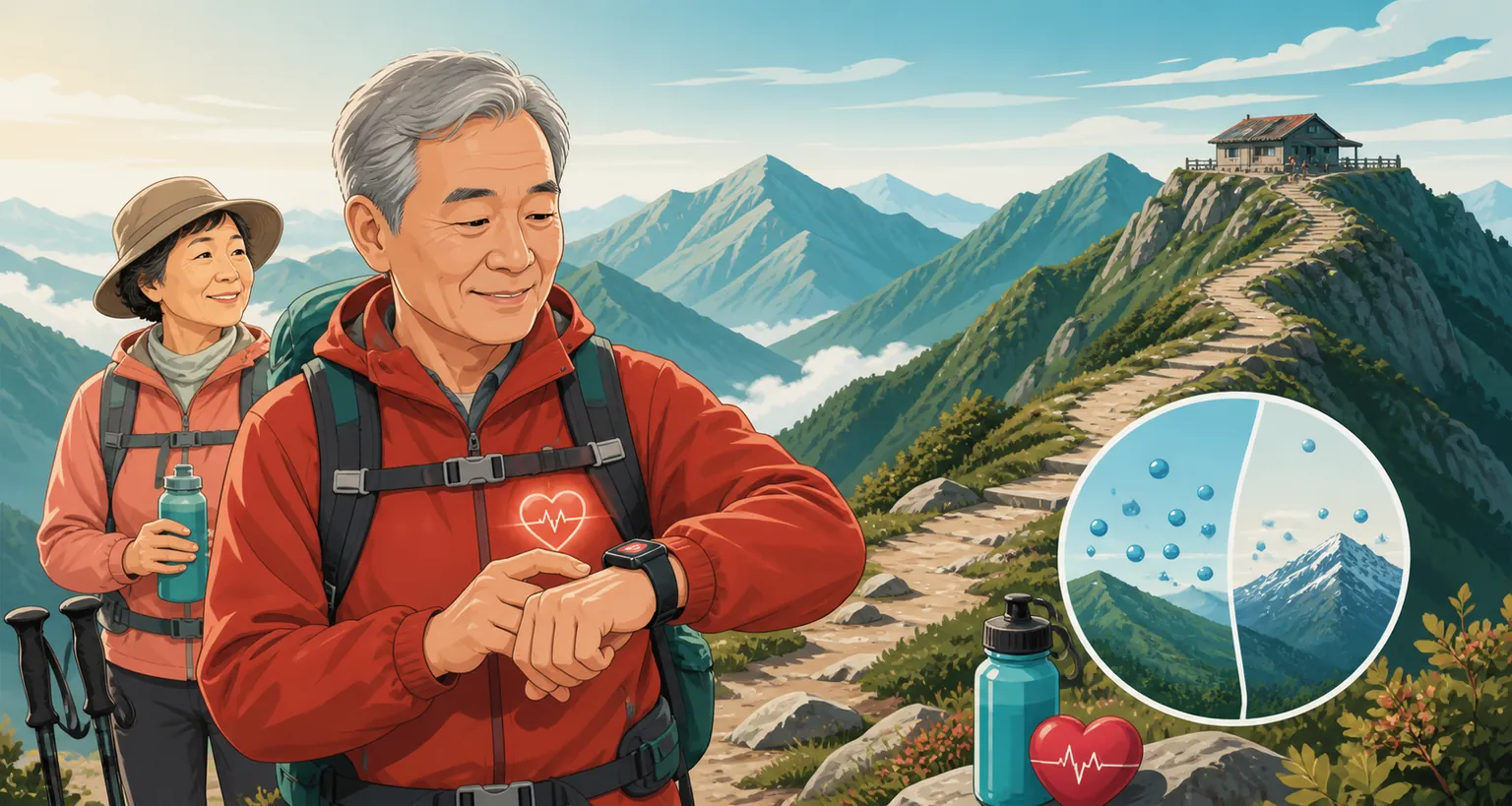 有心臟病可以上高山嗎？一次看懂高山症風險與行前準備衛教插圖