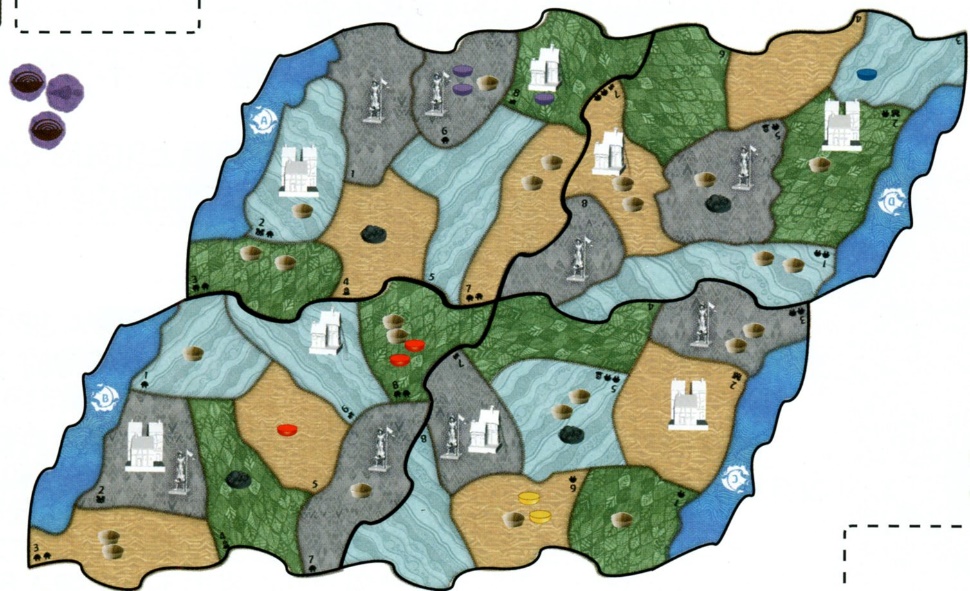 靈跡島(Spirit Island)的固有開局模式 基礎+虬枝與利爪 (翻譯)