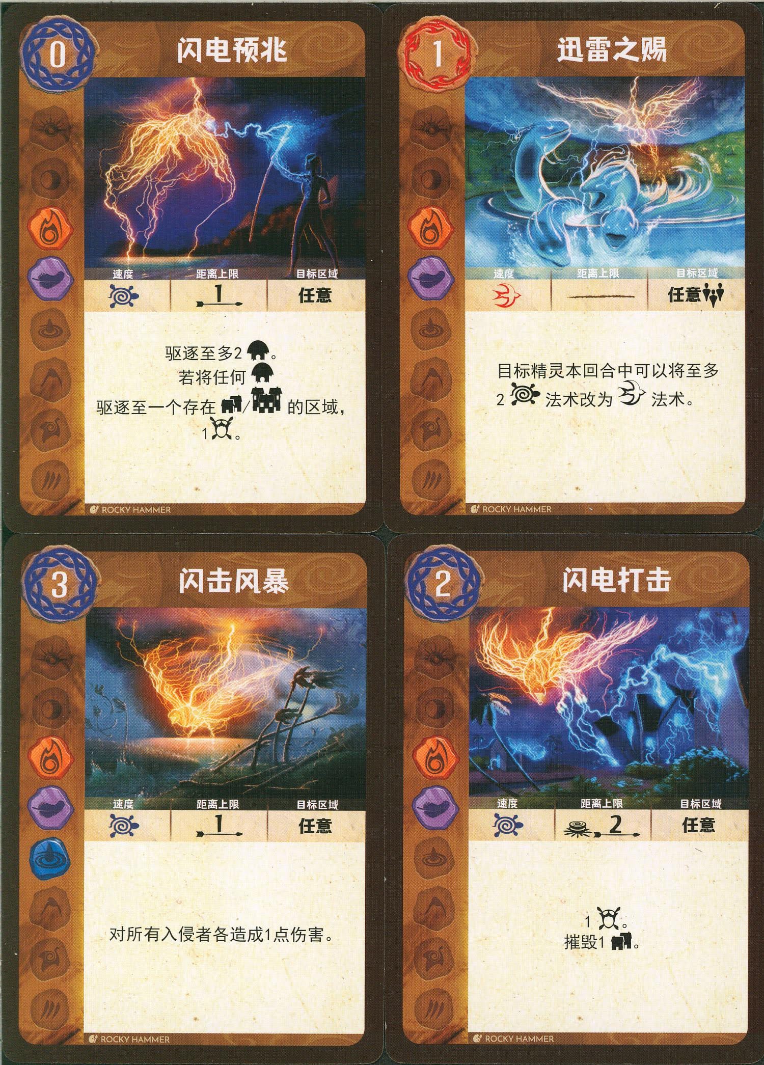靈跡島(Spirit Island)的固有開局模式 基礎+虬枝與利爪 (翻譯)