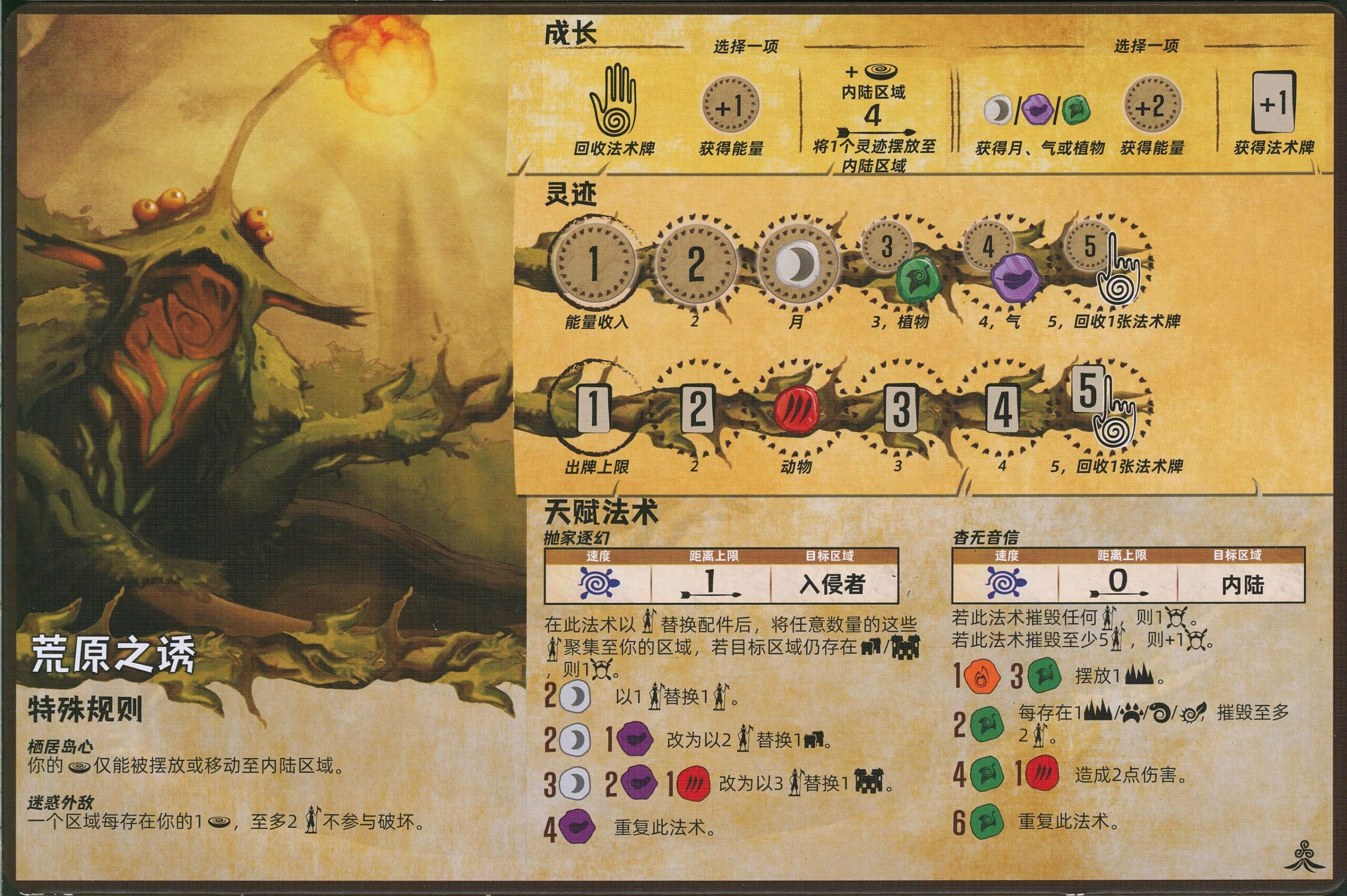 靈跡島:大地的裂變(Spirit Island: Jagged Earth) 開局(翻譯)