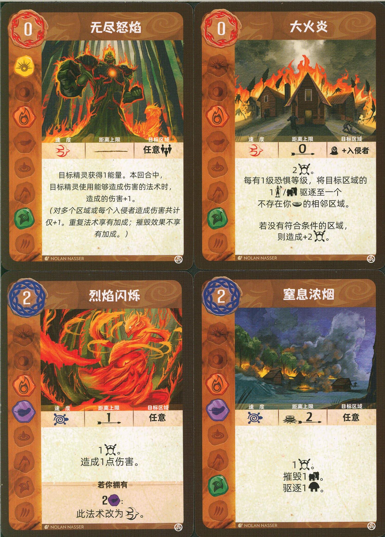 靈跡島:翎羽和熾焰(Spirit Island: Feather & Flame) 開局(翻譯)
