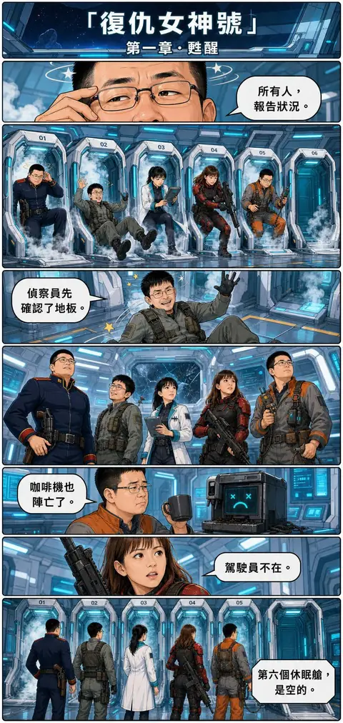 Nemesis 復仇女神號 漫畫集封面