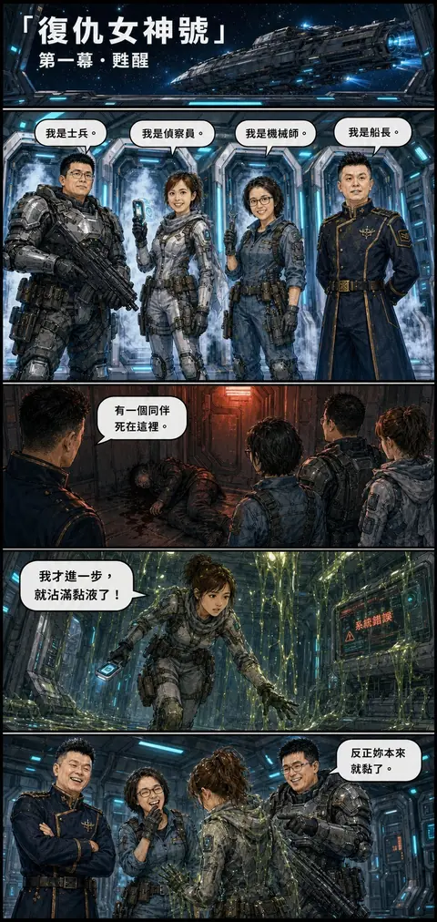 Nemesis 復仇女神號：第一部曲封面