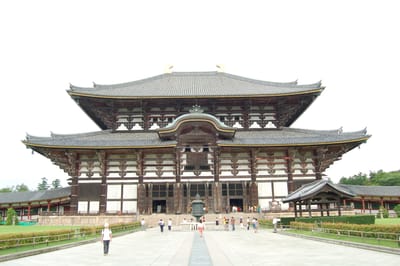 奈良東大寺大佛殿的宏偉木造建築｜2006/07 京都/大阪/神戶