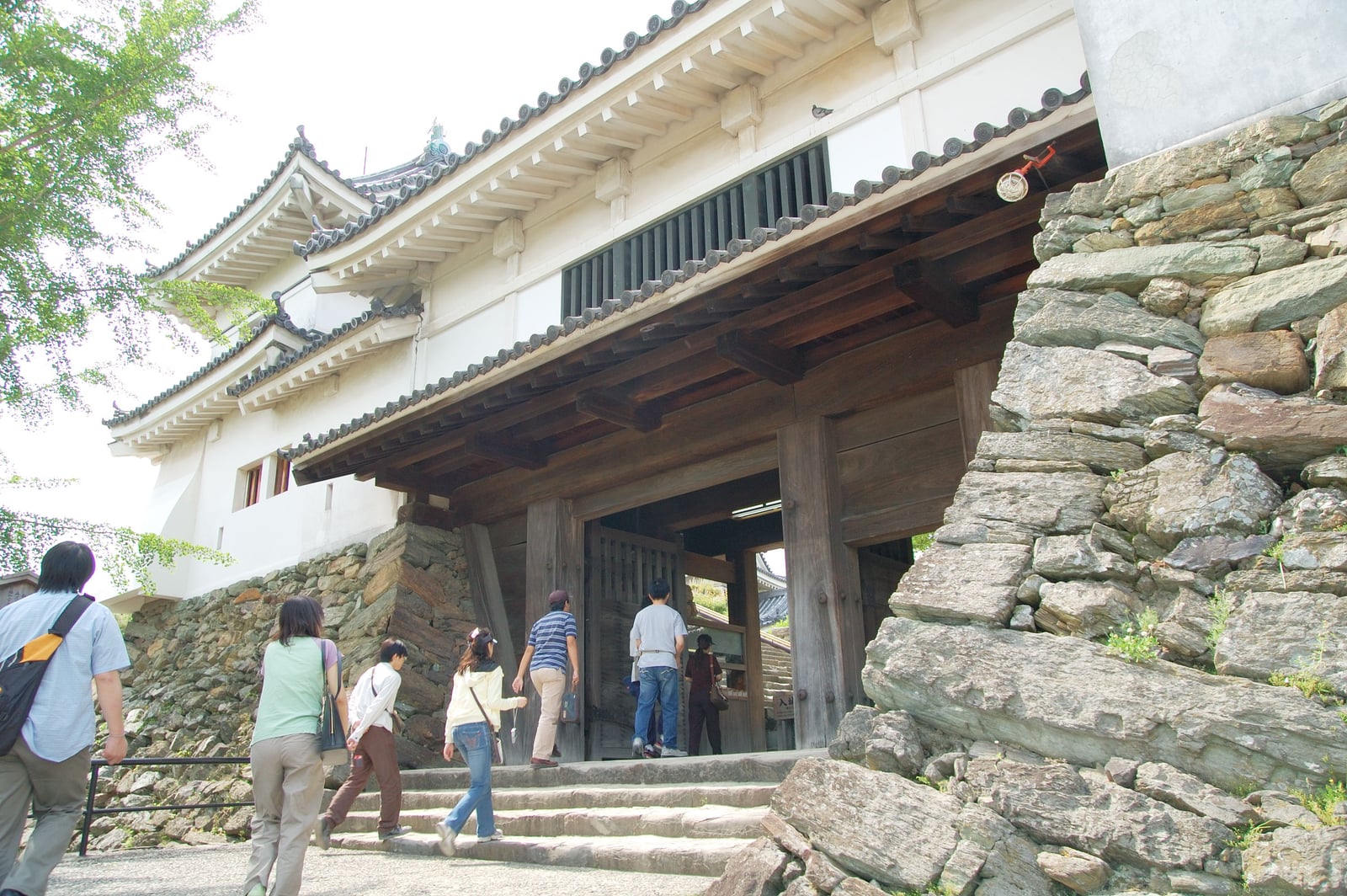 和歌山城古樸的城門入口｜2008/05 紀州半島/京阪