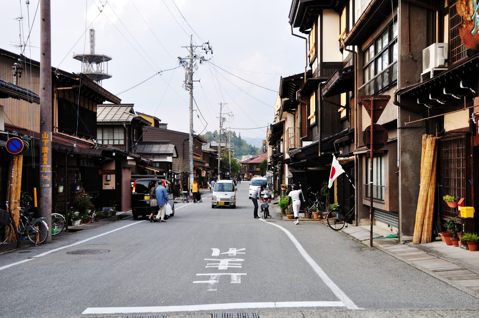 高山市三町筋的午後街景｜2012/05 北陸