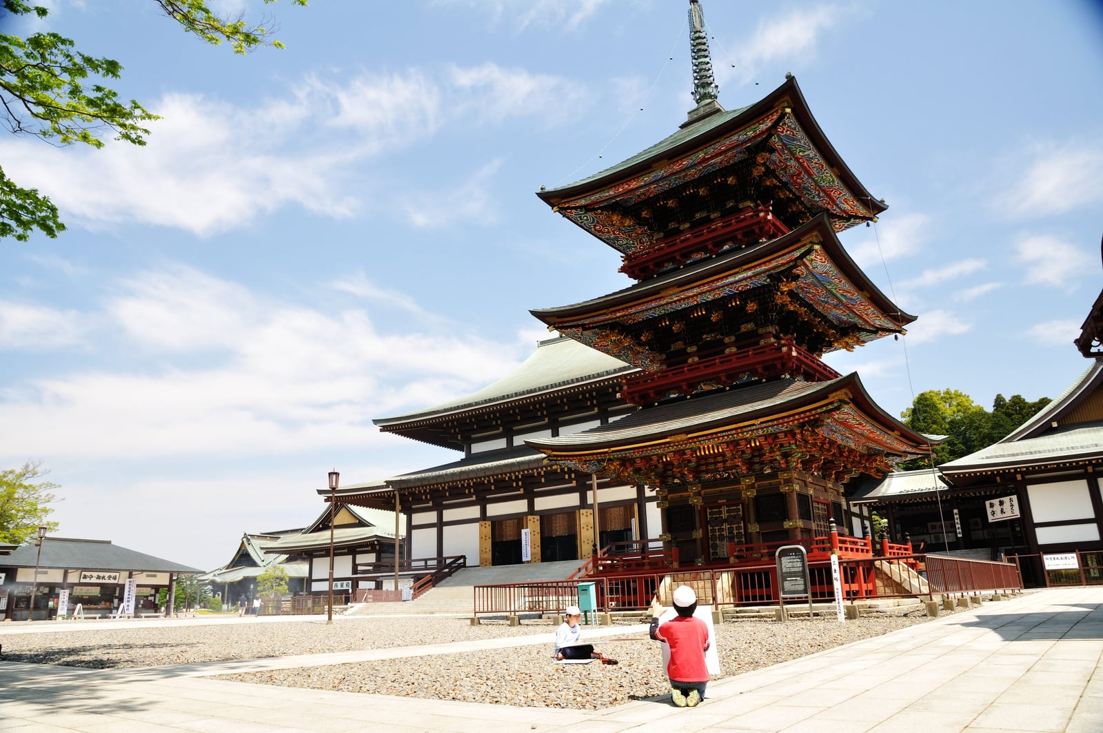成田山新勝寺三重塔下的寫生時光｜2012/05 北陸