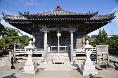松島瑞巖寺五大堂的古樸木造建築