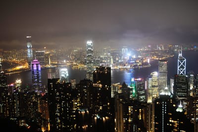 太平山頂俯瞰維多利亞港璀璨夜景｜2013-2015 香港
