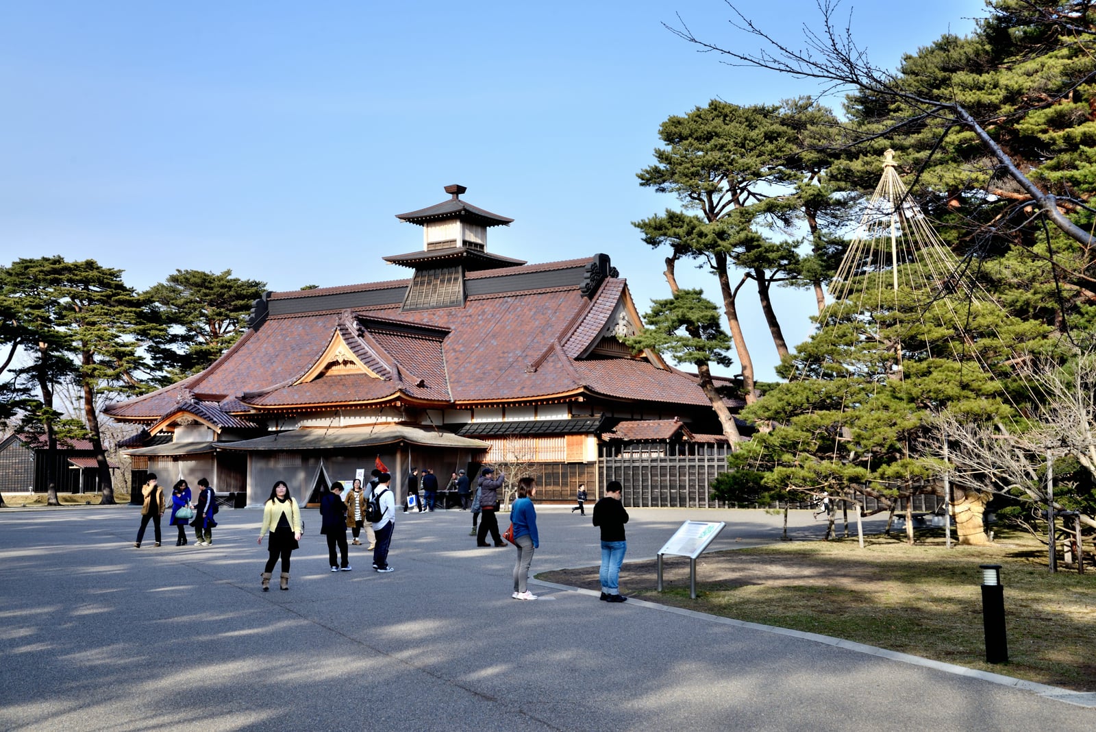 函館五稜郭內的箱館奉行所建築｜2015/03 北海道