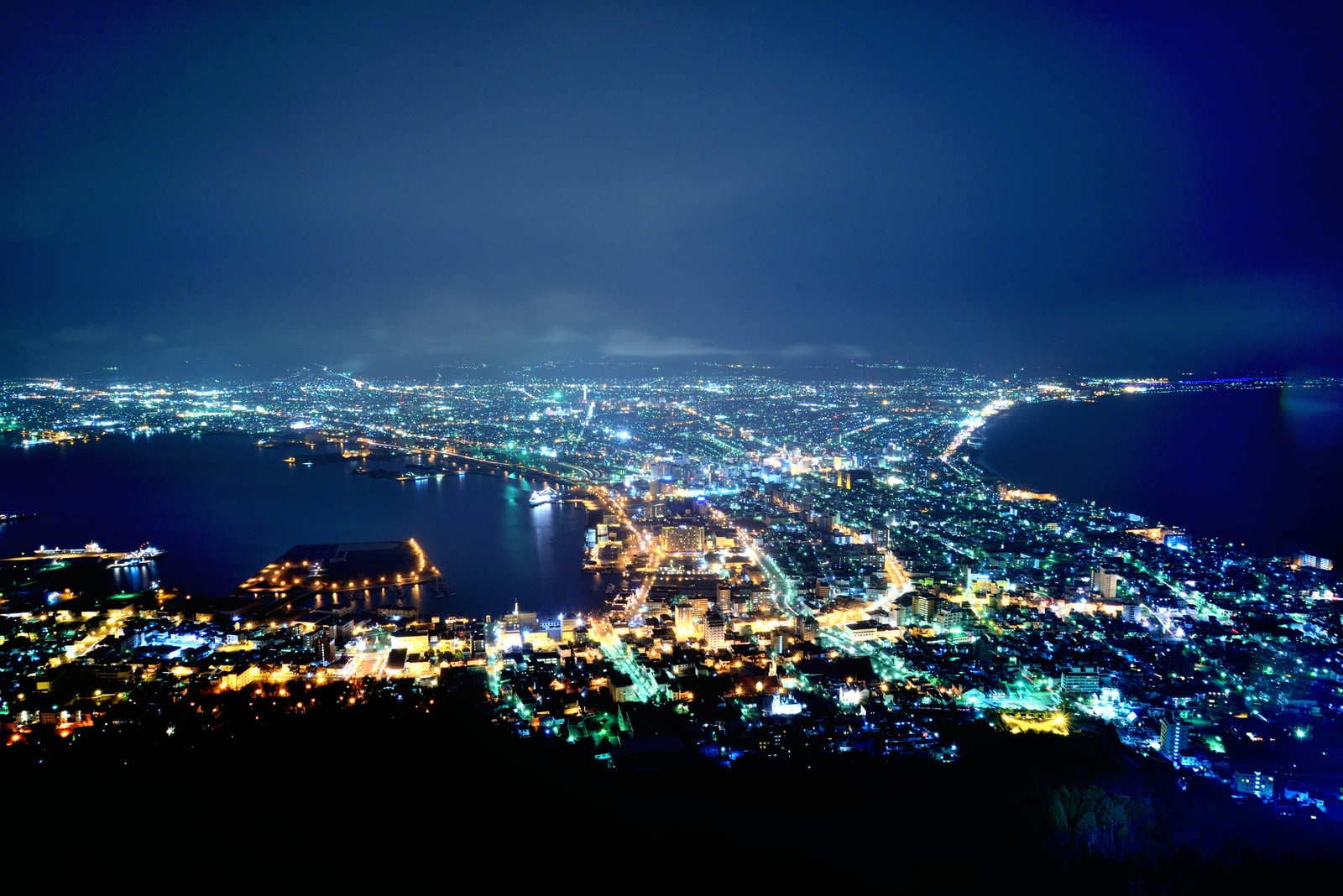函館山璀璨的百萬夜景｜2015/03 北海道