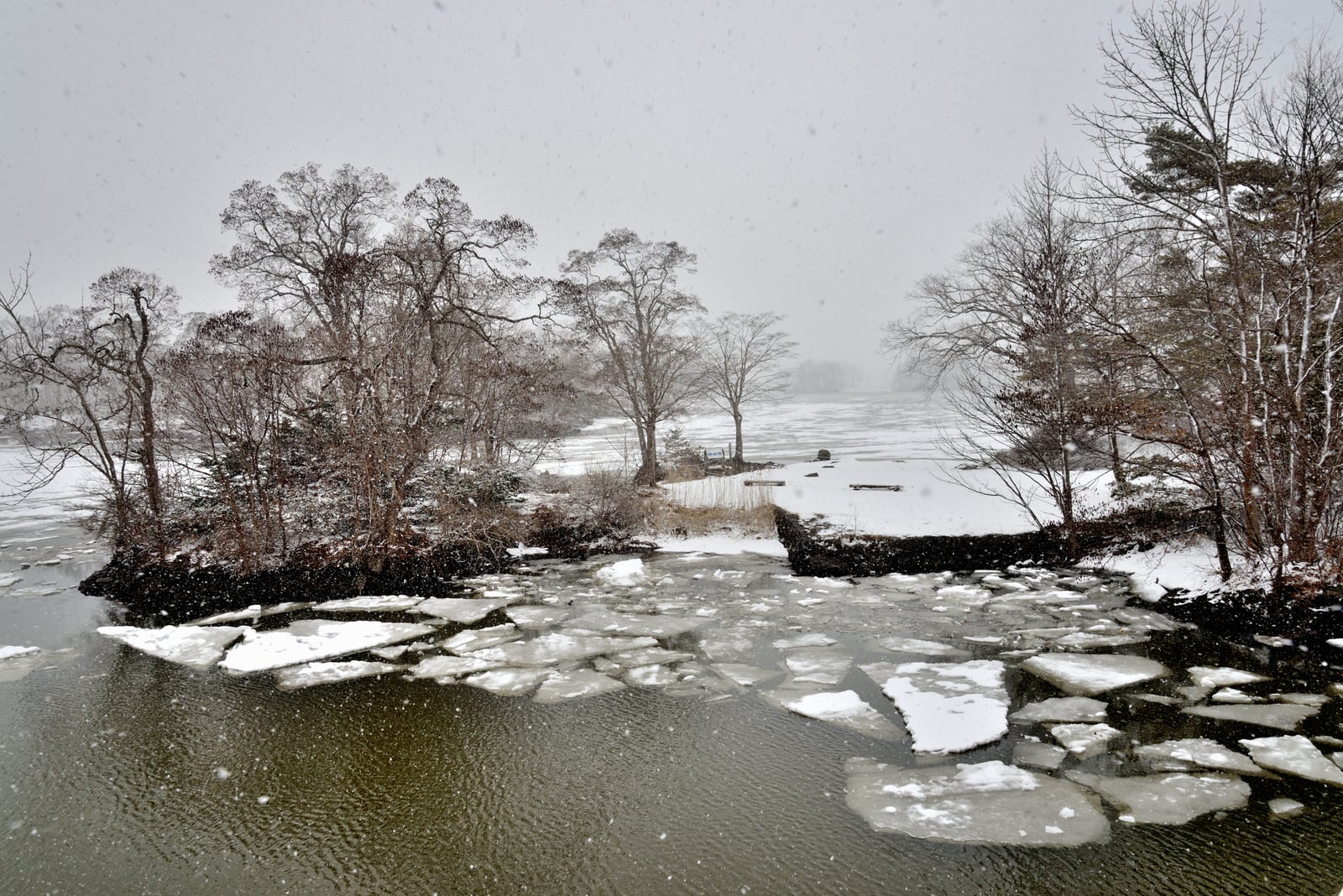 大沼國定公園的初春殘雪與浮冰｜2015/03 北海道