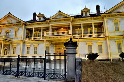 舊函館區公會堂的優雅洋風建築｜2015/03 北海道