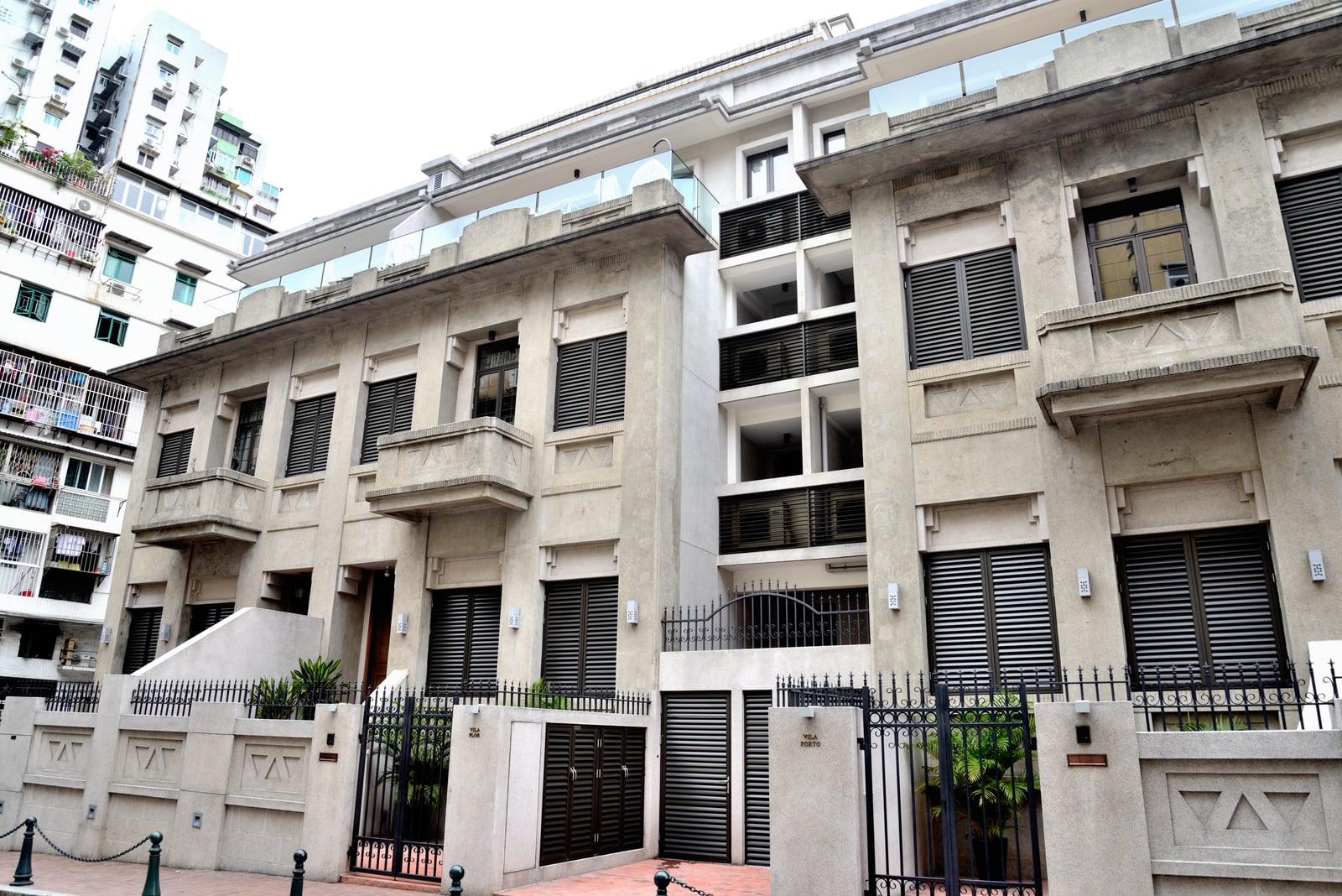 Lou Kau Mansion 的典雅建築立面｜2015/12 澳門