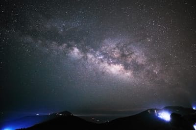 東引島夜空下的璀璨銀河
