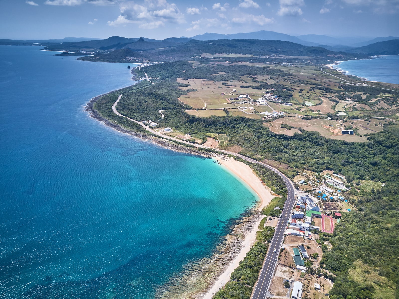 砂島貝殼沙灘與海岸公路空拍｜2018/02~07 國境之南空拍