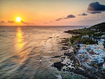 萬里桐海岸金色夕陽與海景空拍｜2018/02~07 國境之南空拍