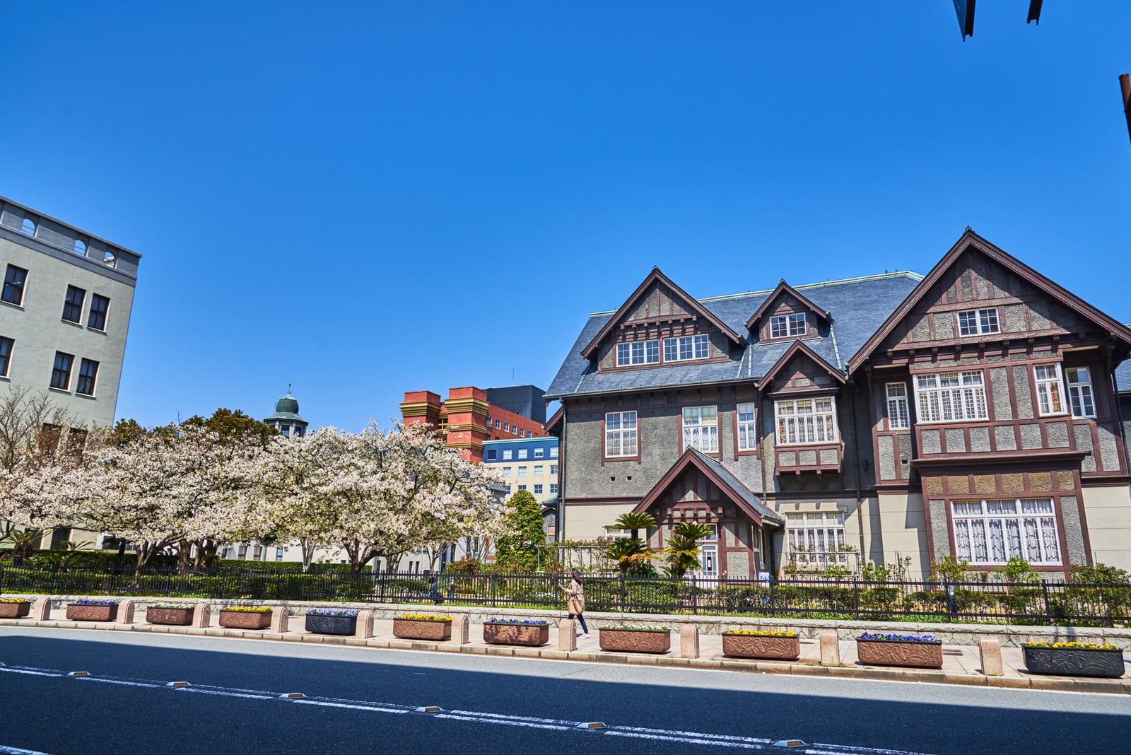 門司港懷舊洋房與盛開櫻花｜2018/03 北九州/廣島