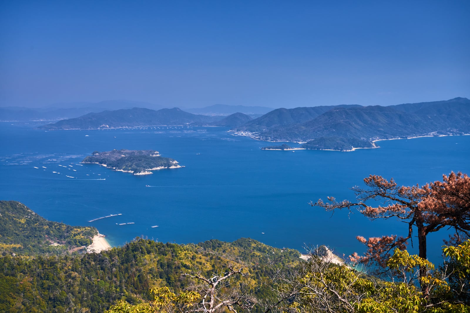 登上弥山頂峰俯瞰瀨戶內海絕景｜2018/03 北九州/廣島