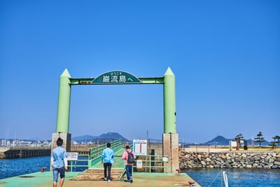 踏上巖流島的歷史登陸點｜2018/03 北九州/廣島