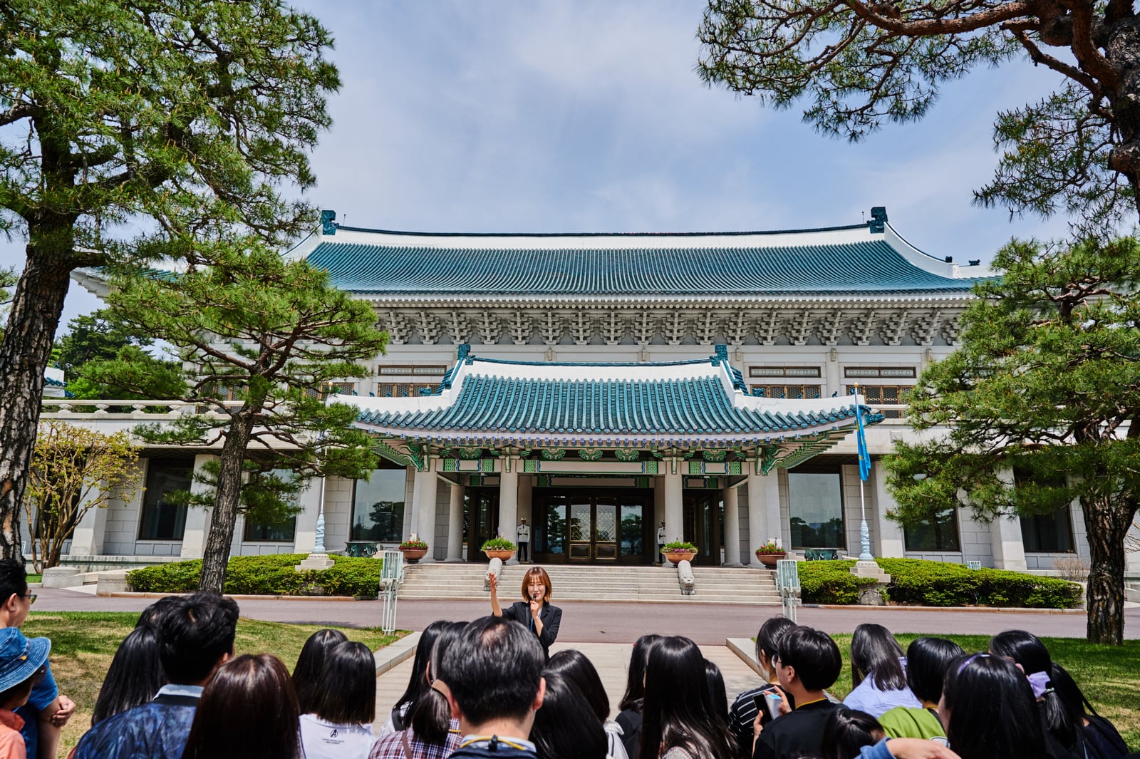 靑瓦臺前的導覽解說時刻｜2018/04+2019/04 韓國首爾