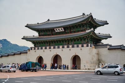 景福宮光化門的莊嚴建築風貌