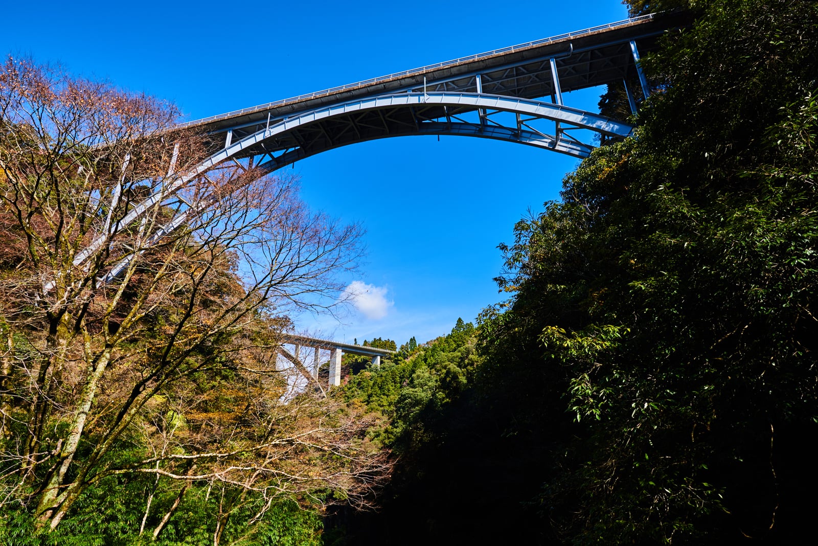 高千穗峽谷上的壯麗拱橋｜2018/11 南九州