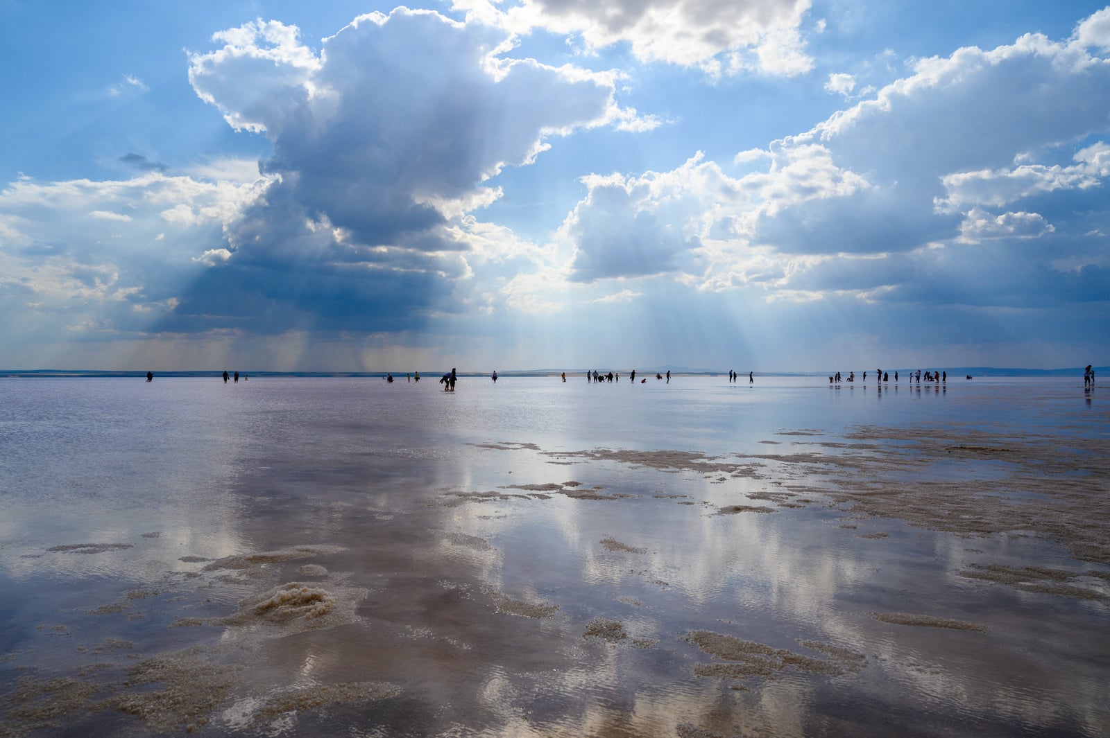 鹽湖天空之鏡與壯麗雲層倒影｜2019/06 土耳其