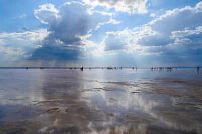 鹽湖天空之鏡與壯麗雲層倒影｜2019/06 土耳其