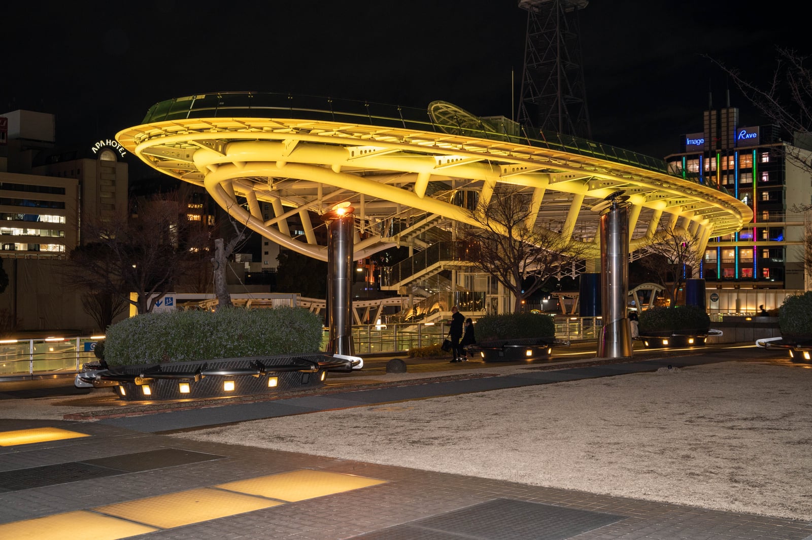 夜色中璀璨的綠洲 21 建築光影｜2020/02 合掌村/北陸/名古屋
