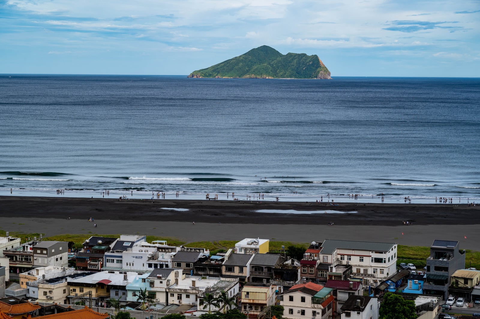 南方澳觀景臺俯瞰龜山島海景｜2020/08 宜蘭四日