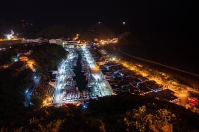 南方澳漁港的璀璨夜色