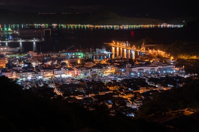南方澳漁港的璀璨夜色