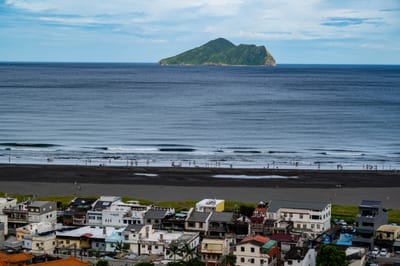 南方澳觀景臺俯瞰龜山島海景