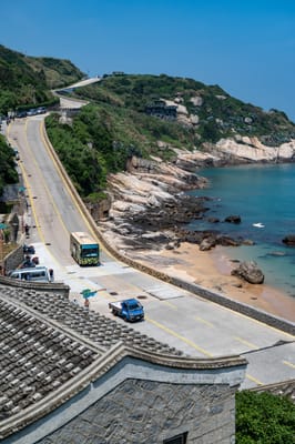 芹壁聚落旁的蜿蜒海景公路｜2021/05 馬祖八日