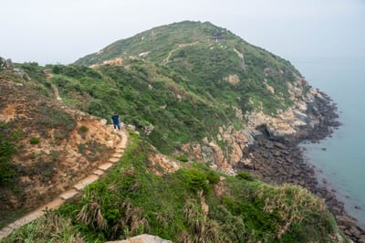 北竿后澳再造空間的濱海步道