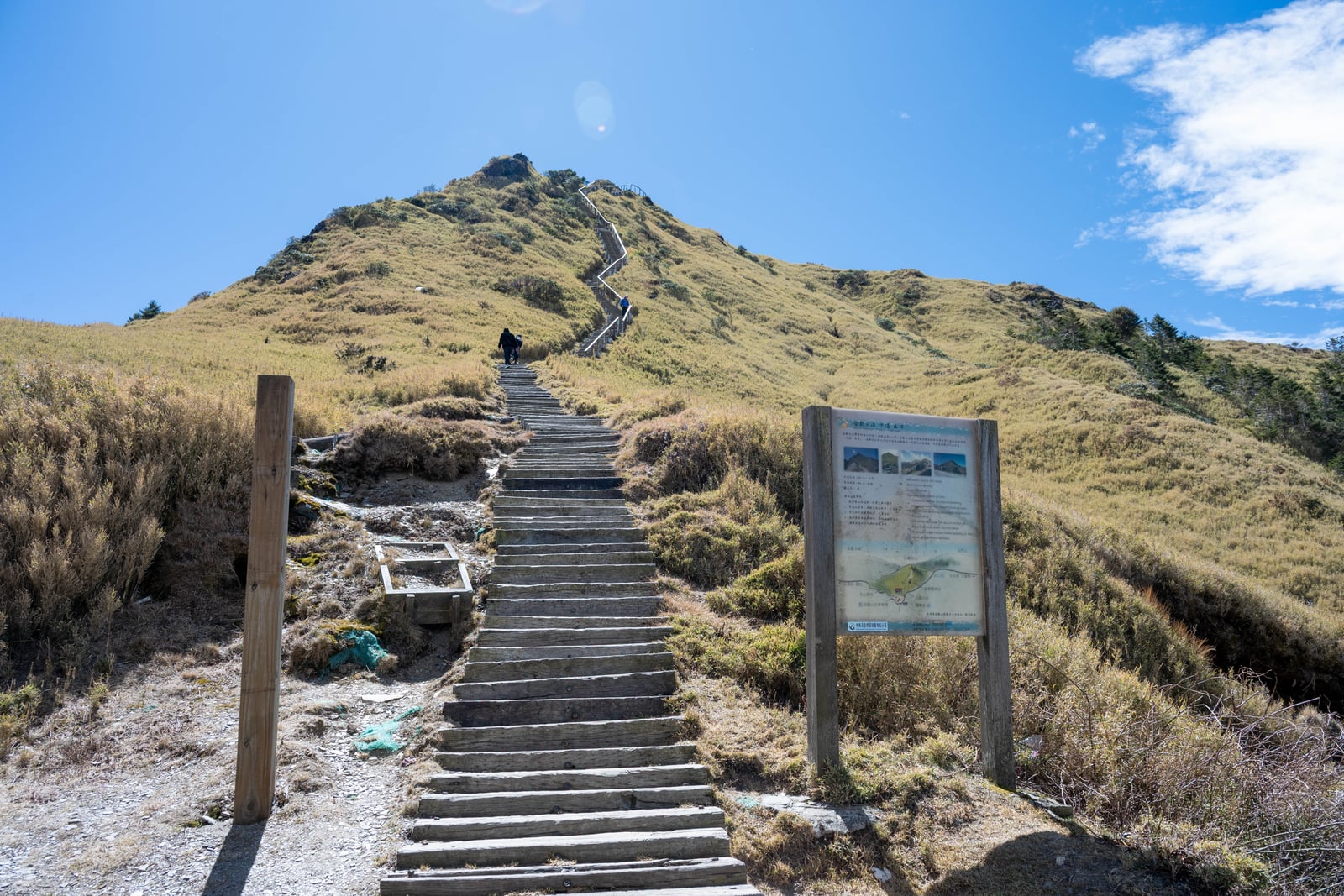 石門山步道：直抵高山頂峰的木棧道｜2025/02 合歡山+福壽山農場