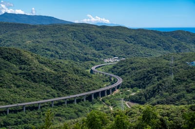 藏橋於林，蜿蜒於山谷間的高架公路｜2022/08 花東五日