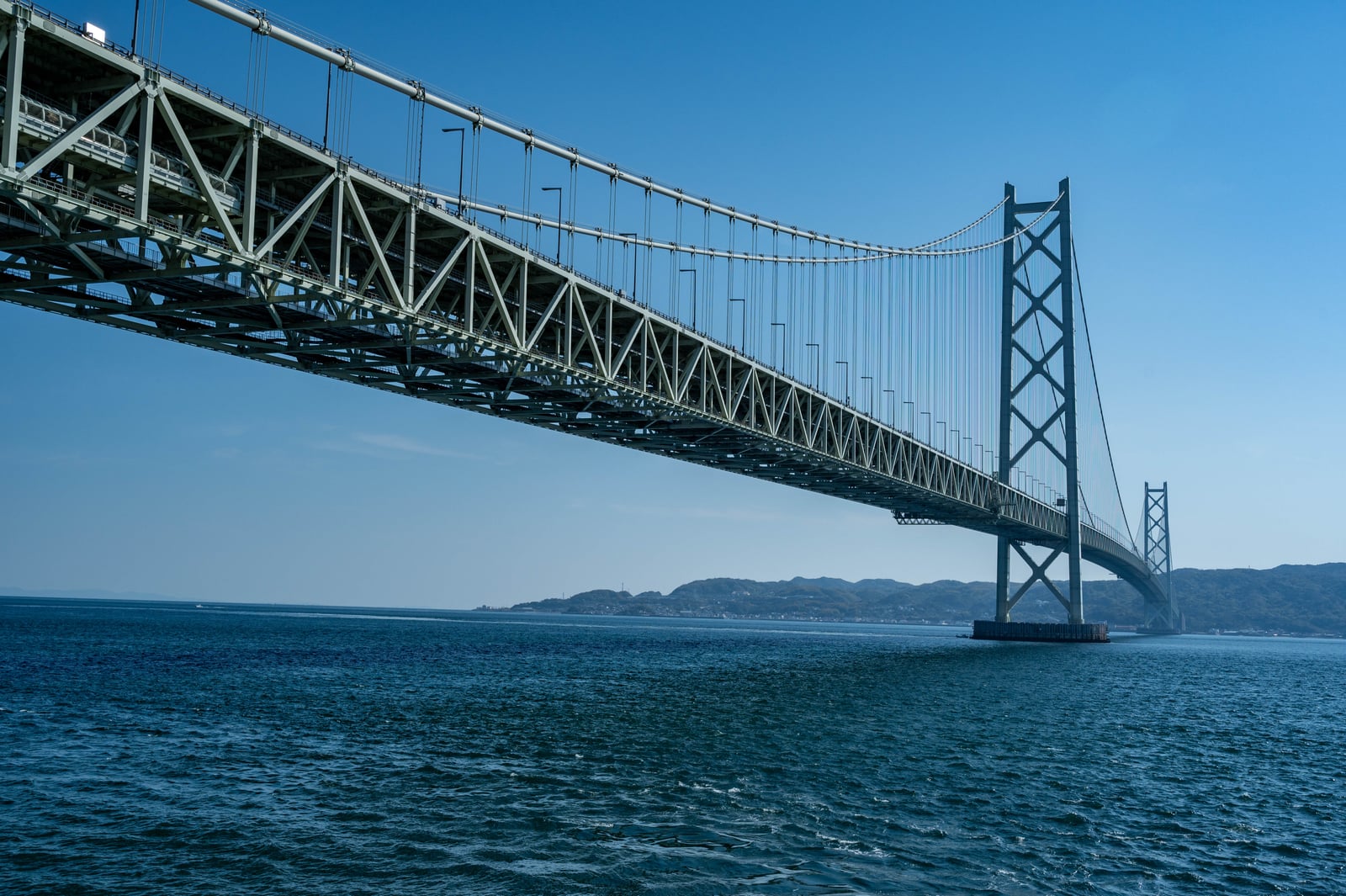 橫跨海峽的壯麗明石海峽大橋｜2023/04 關西賞櫻/環球影城