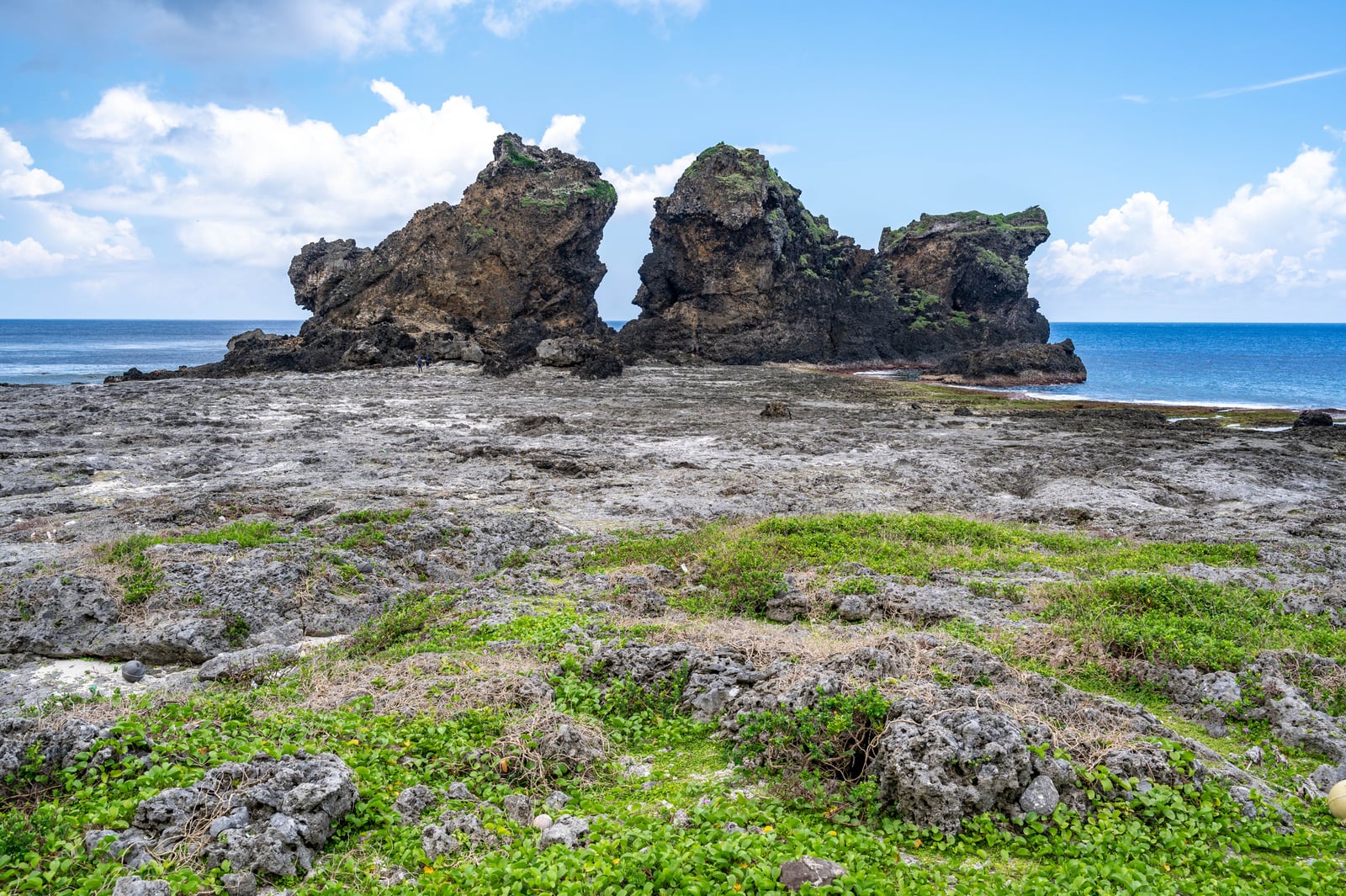 雙獅岩的壯麗海濱地景｜2023/06 蘭嶼三日