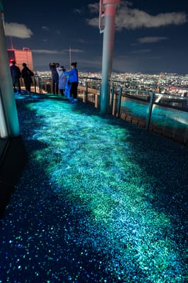 梅田空中庭園的星光漫步長廊