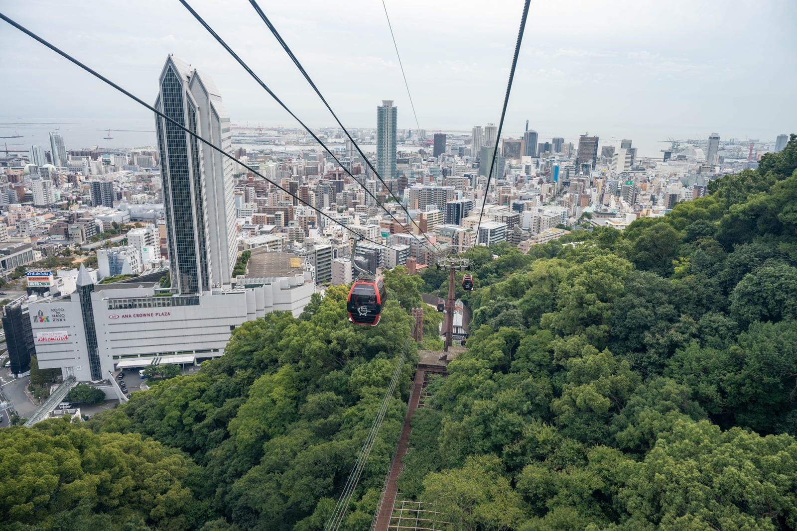 俯瞰城市天際線的纜車之旅｜2024/10 神戶