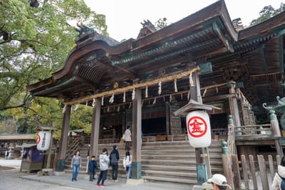 金刀比羅宮古樸莊嚴的神社本殿建築