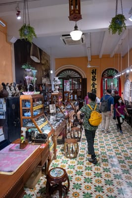 古色古香的 娘惹博物館展示空間
