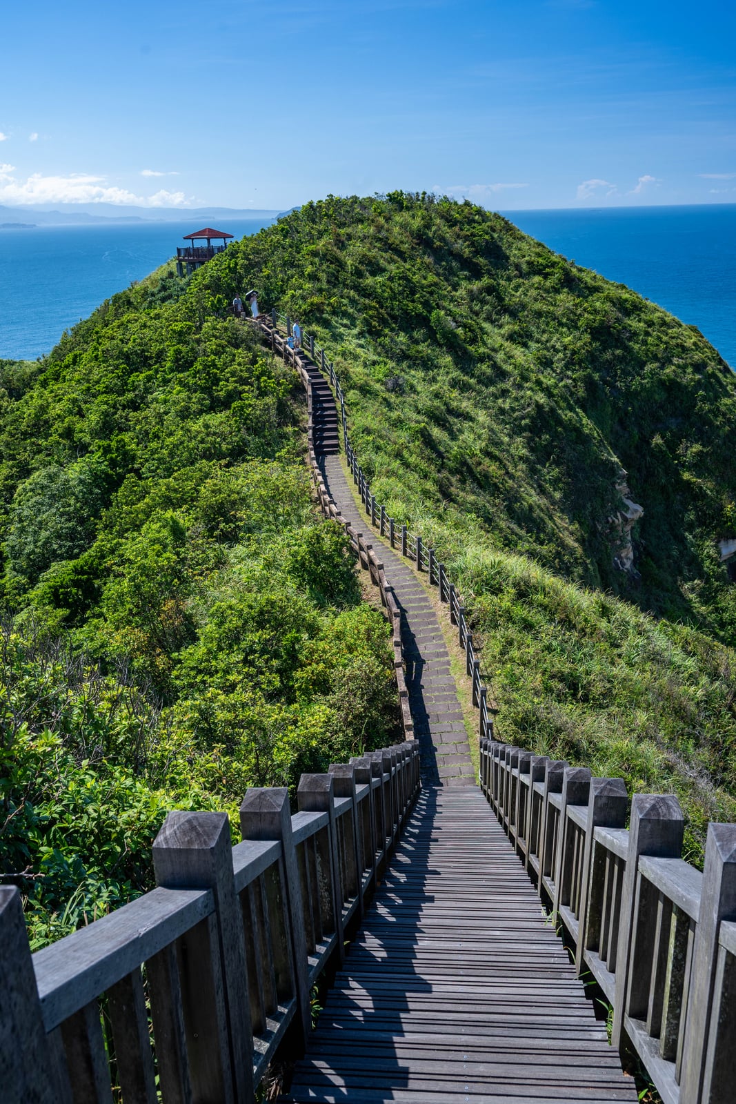 基石峰稜線上的蜿蜒木棧道｜2025/08 鼻頭角/龍洞/南雅奇岩/水湳洞