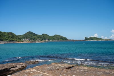 瑞芳海岸線的湛藍海景與翠綠山巒｜2025/08 鼻頭角/龍洞/南雅奇岩/水湳洞