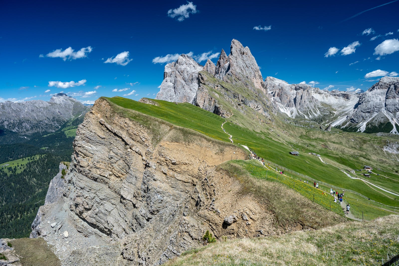 Seceda 壯麗的刀鋒稜線與翠綠山徑｜2026/06 阿爾卑斯山脈之多洛米堤
