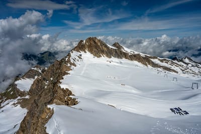 群山環繞的巍峨雪峰與高山冰雪風光｜2026/06 阿爾卑斯山脈之德奧邊境
