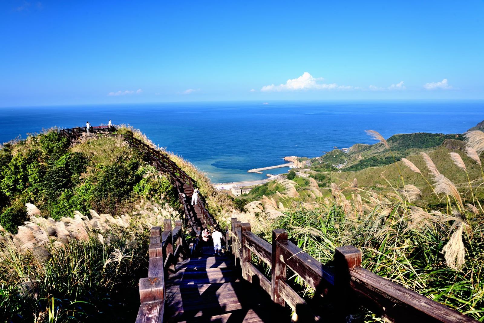 報時山觀景臺木棧道與海景｜國內本島（北/中/東部）